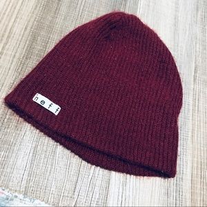 Neff Maroon Beanie